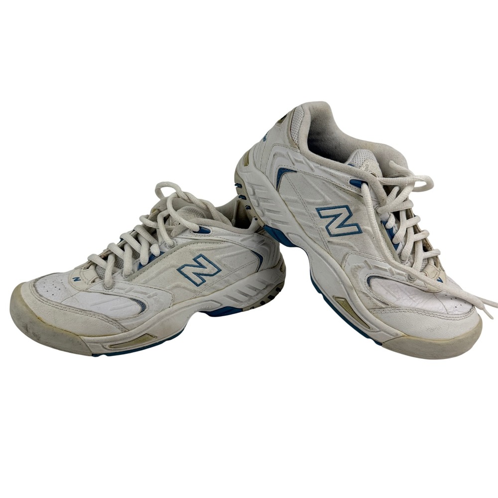 New Balance 651 Tennis Shoes Womens 7.5 White Blue Athletic Sneakers WCT651WT